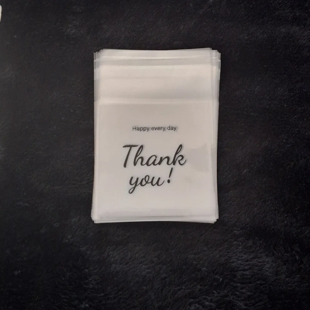 40ct. Large and Small Resealable Thank You Bags 20-3x4/20 2x3
